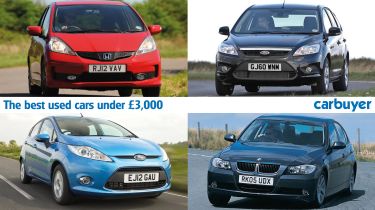 Best used cars under 3 000 Carbuyer